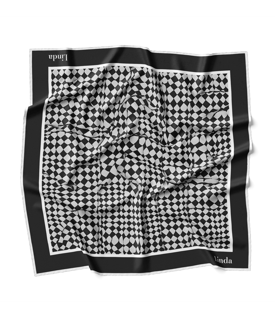 "Checkerboard" Square Scarf