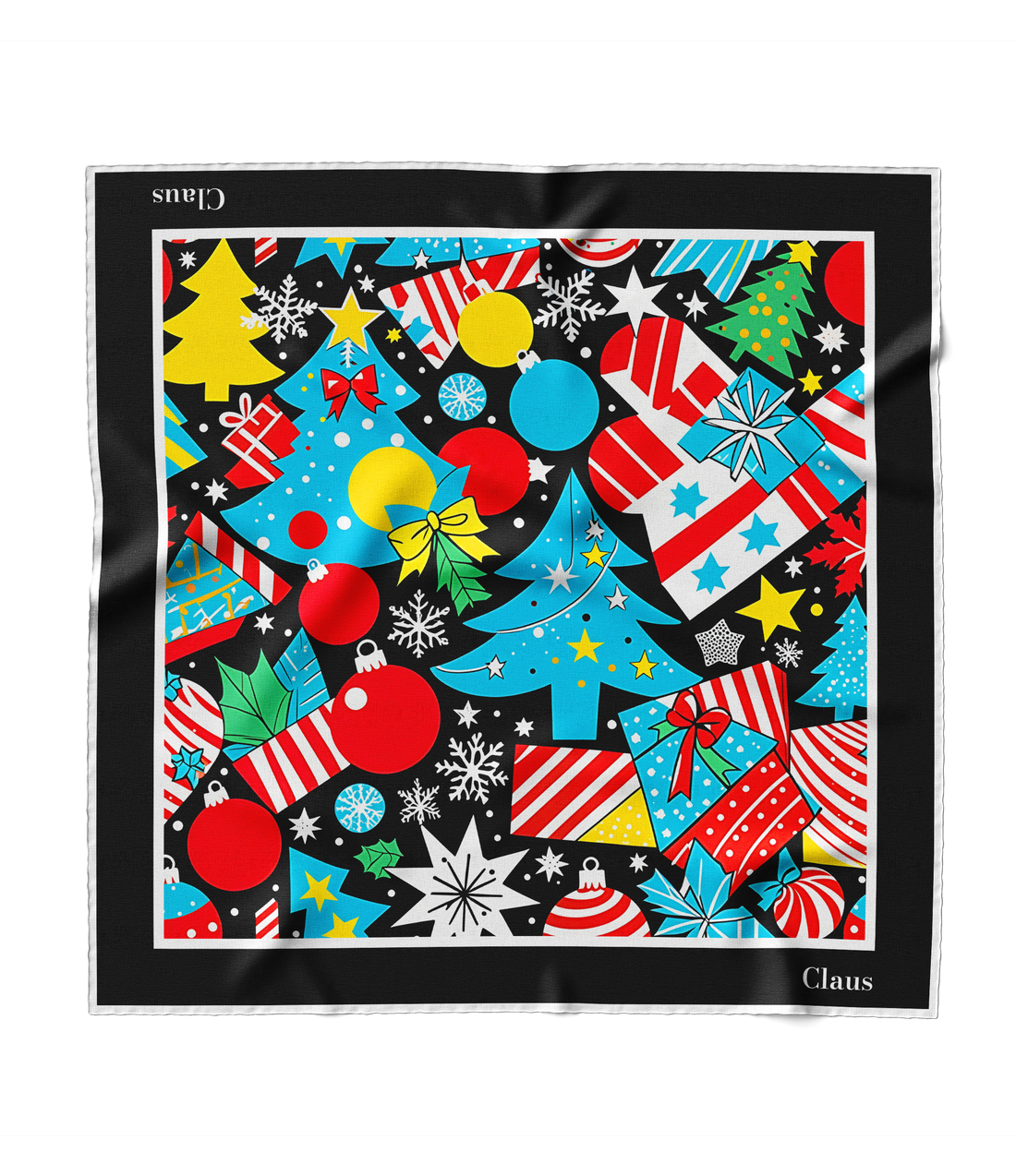 "Christmas Party" Square Scarf
