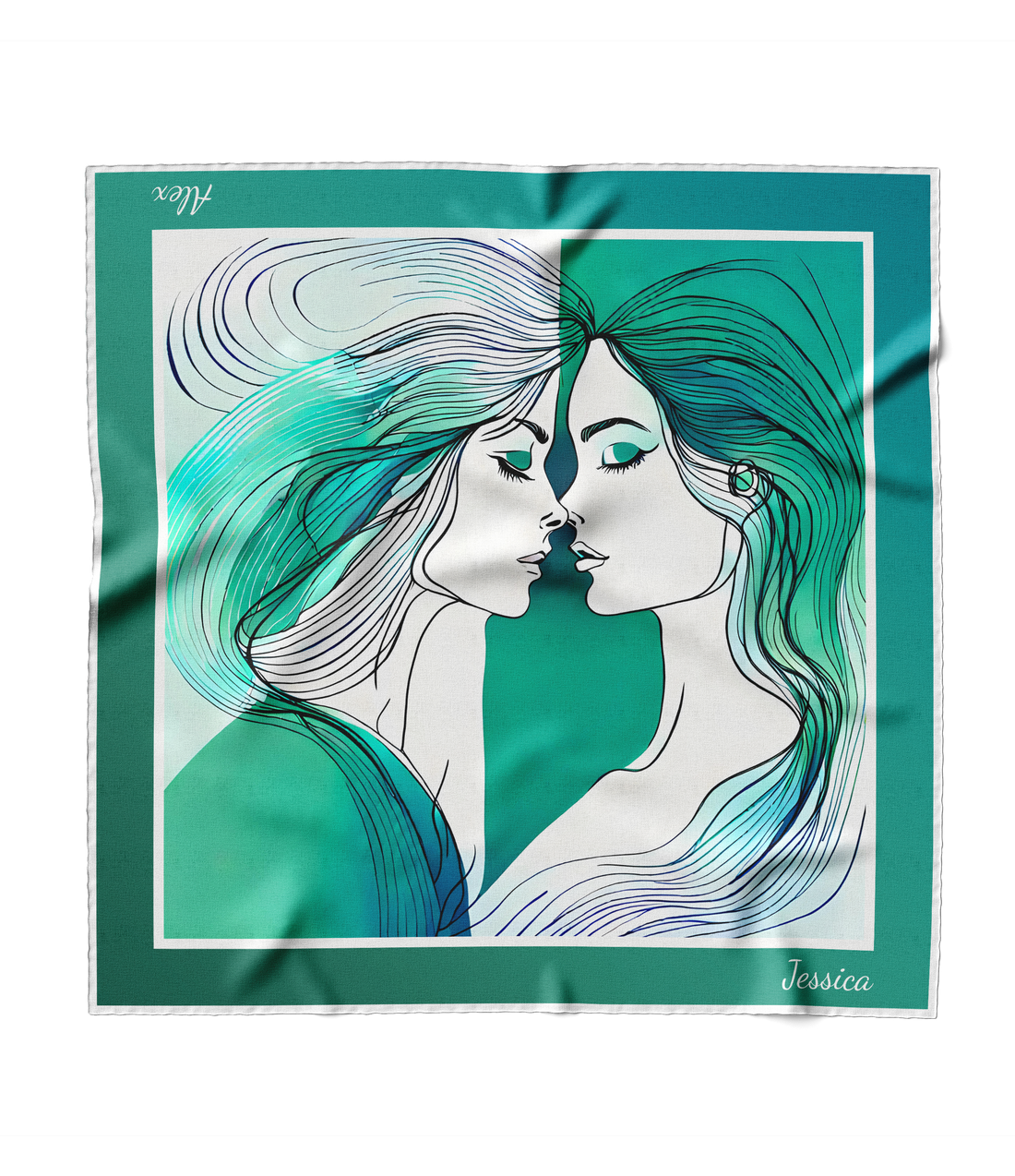 "Connection" Square Scarf