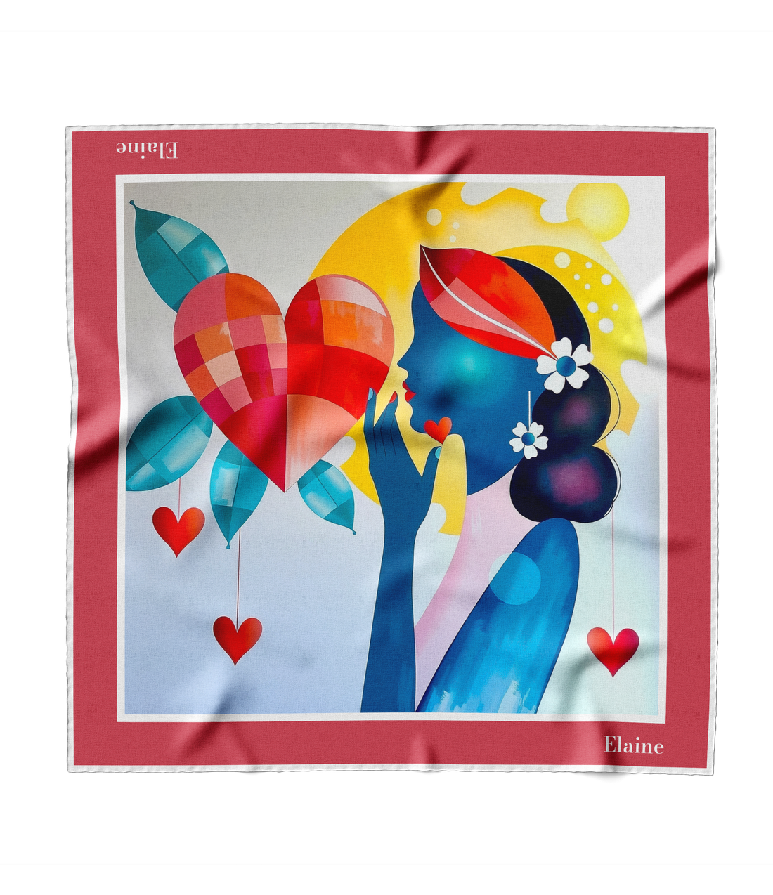 "Femme Fatale" Square Scarf