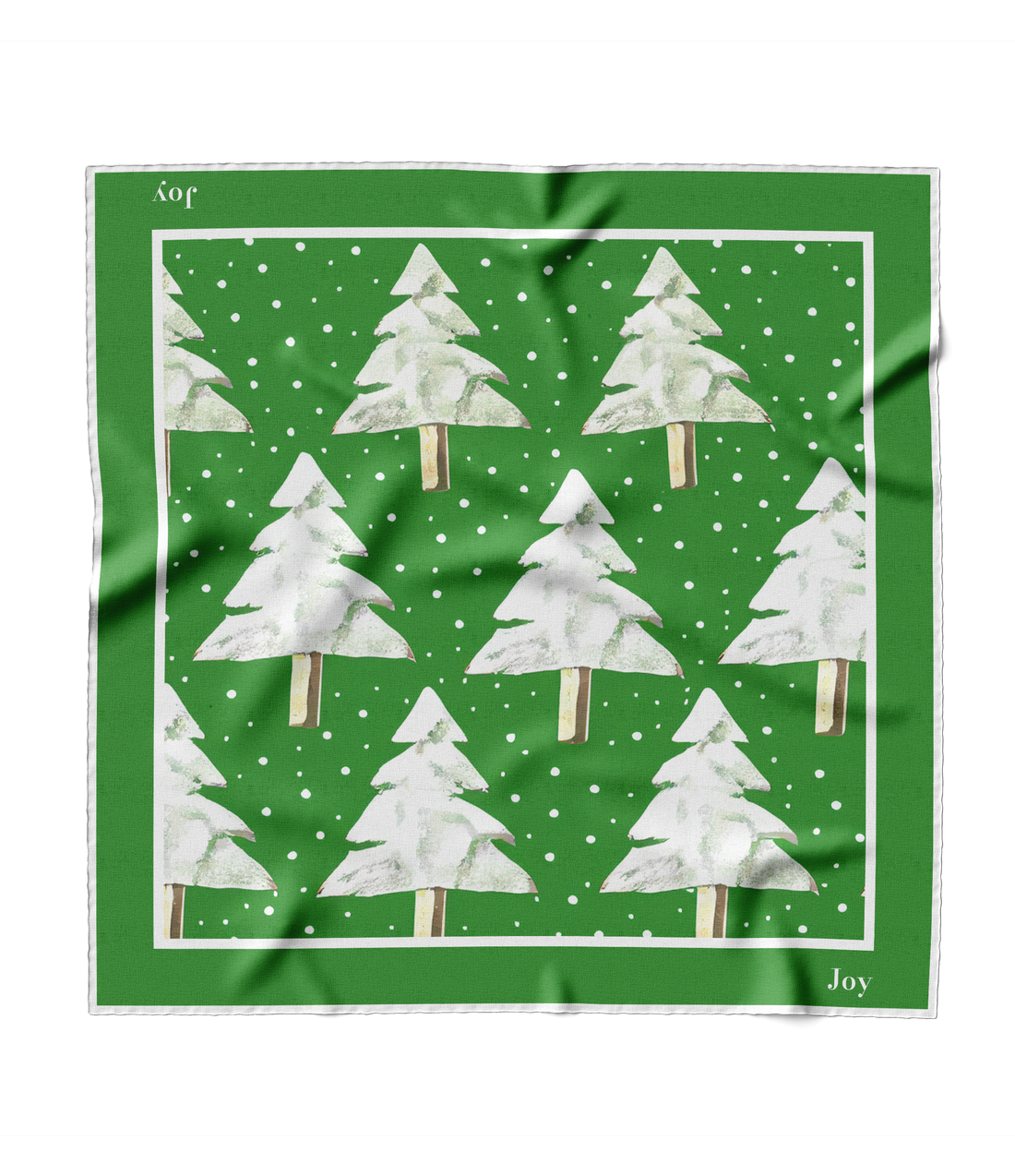 "Green Forest" Square Scarf