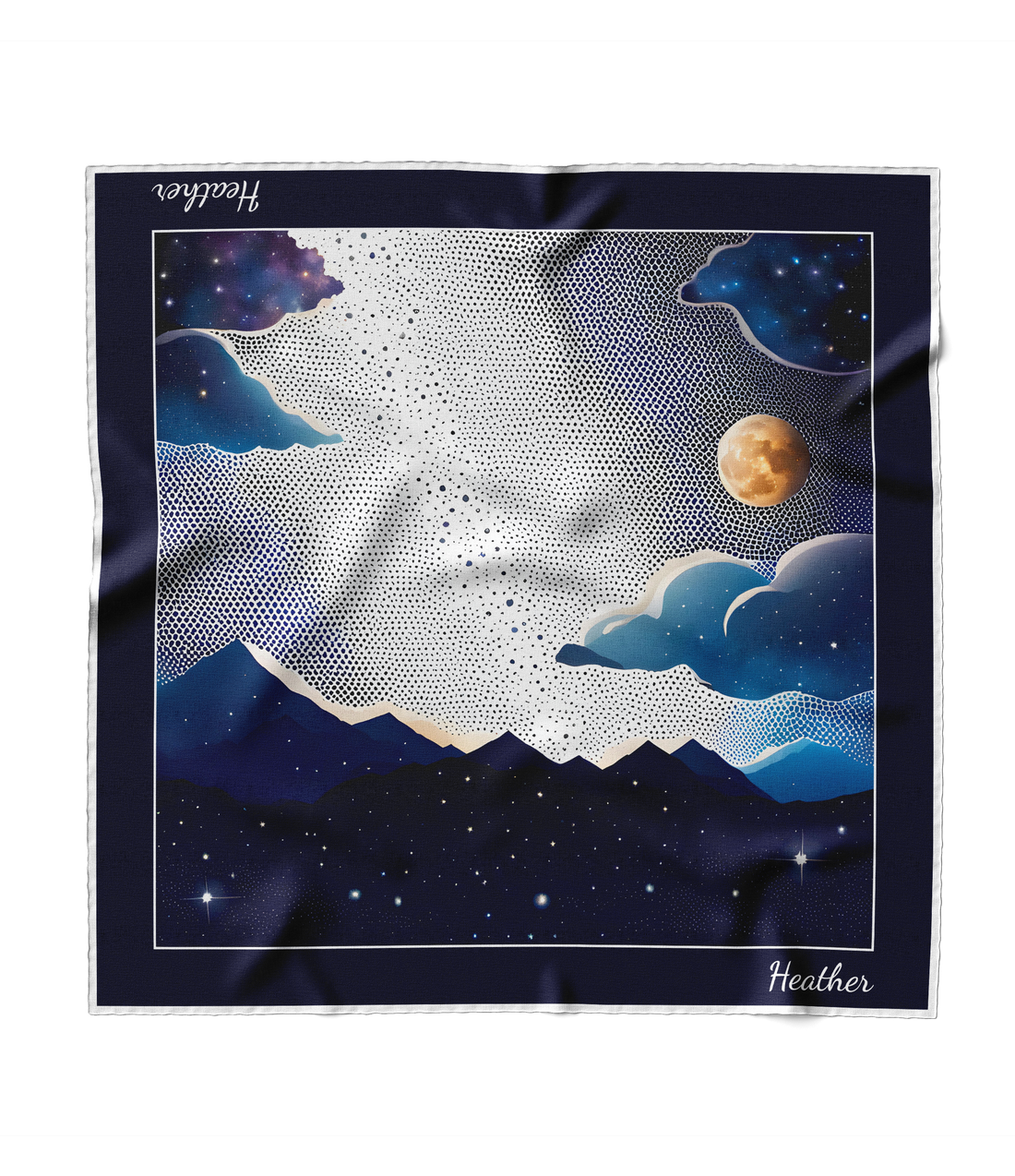 "Moonlight" Square Scarf