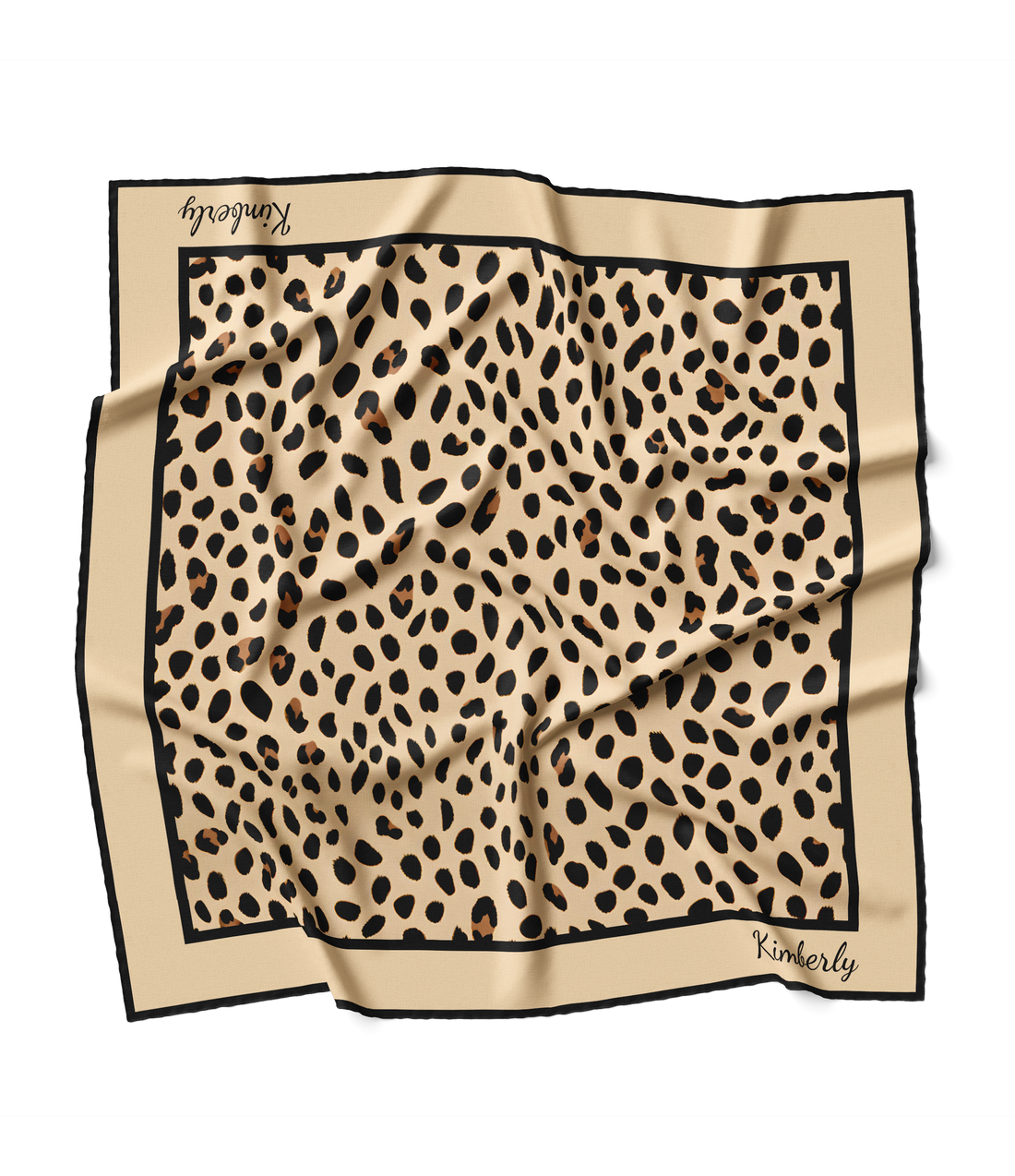 "Cheetah" Square Scarf