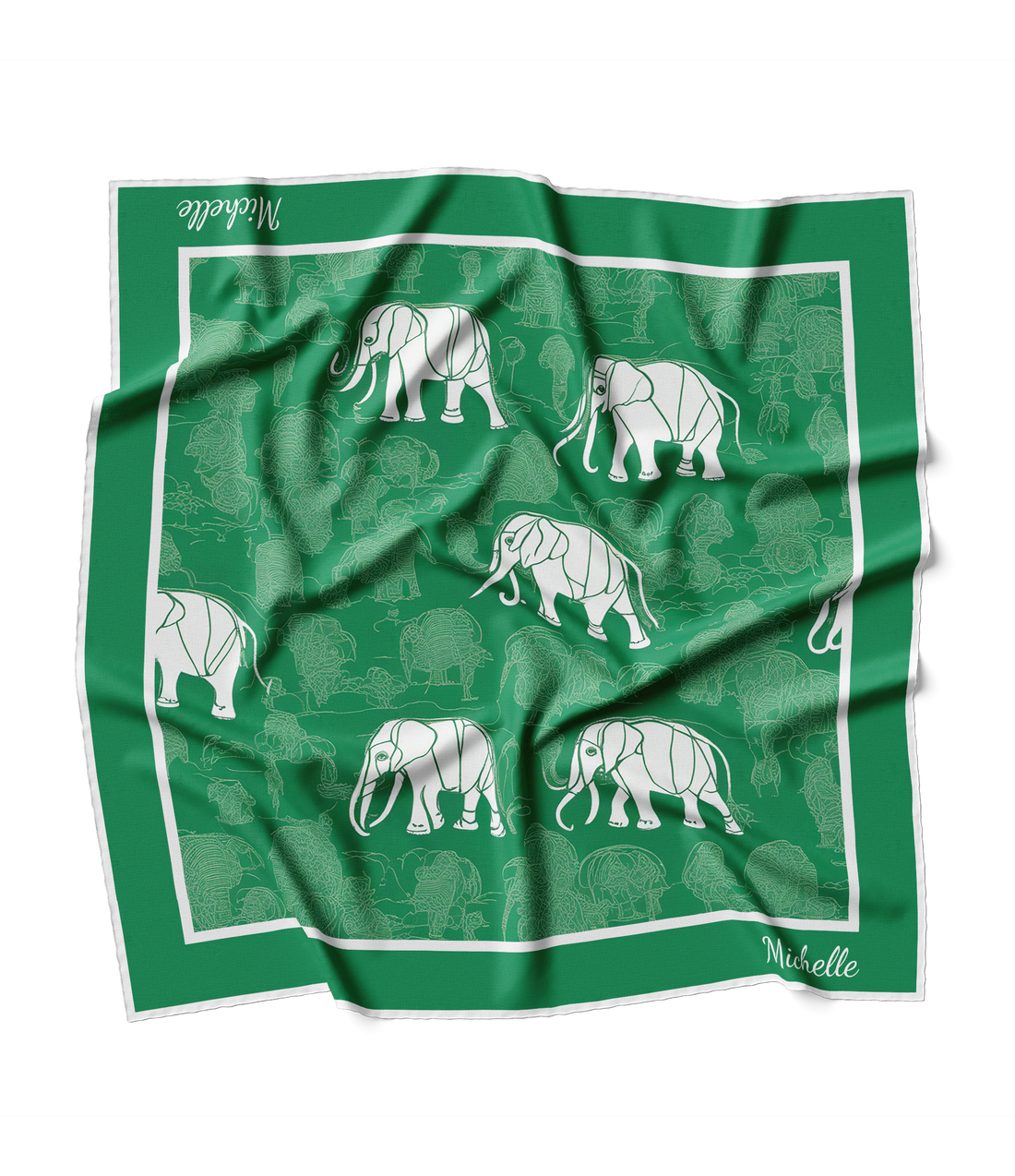 "Herd" Square Scarf