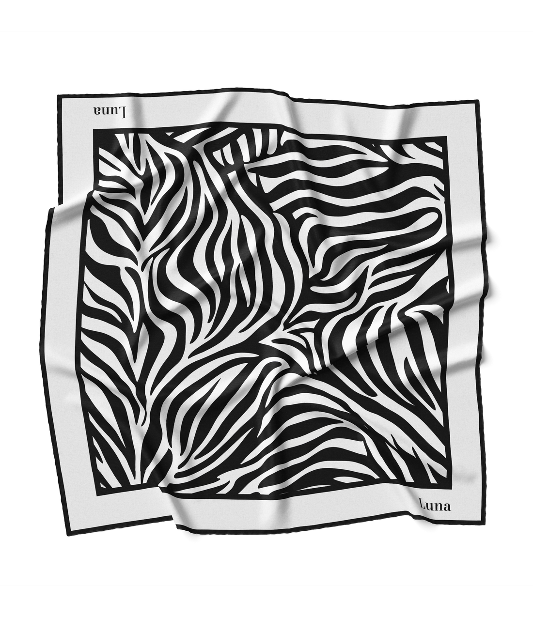 "Zebra" Square Scarf