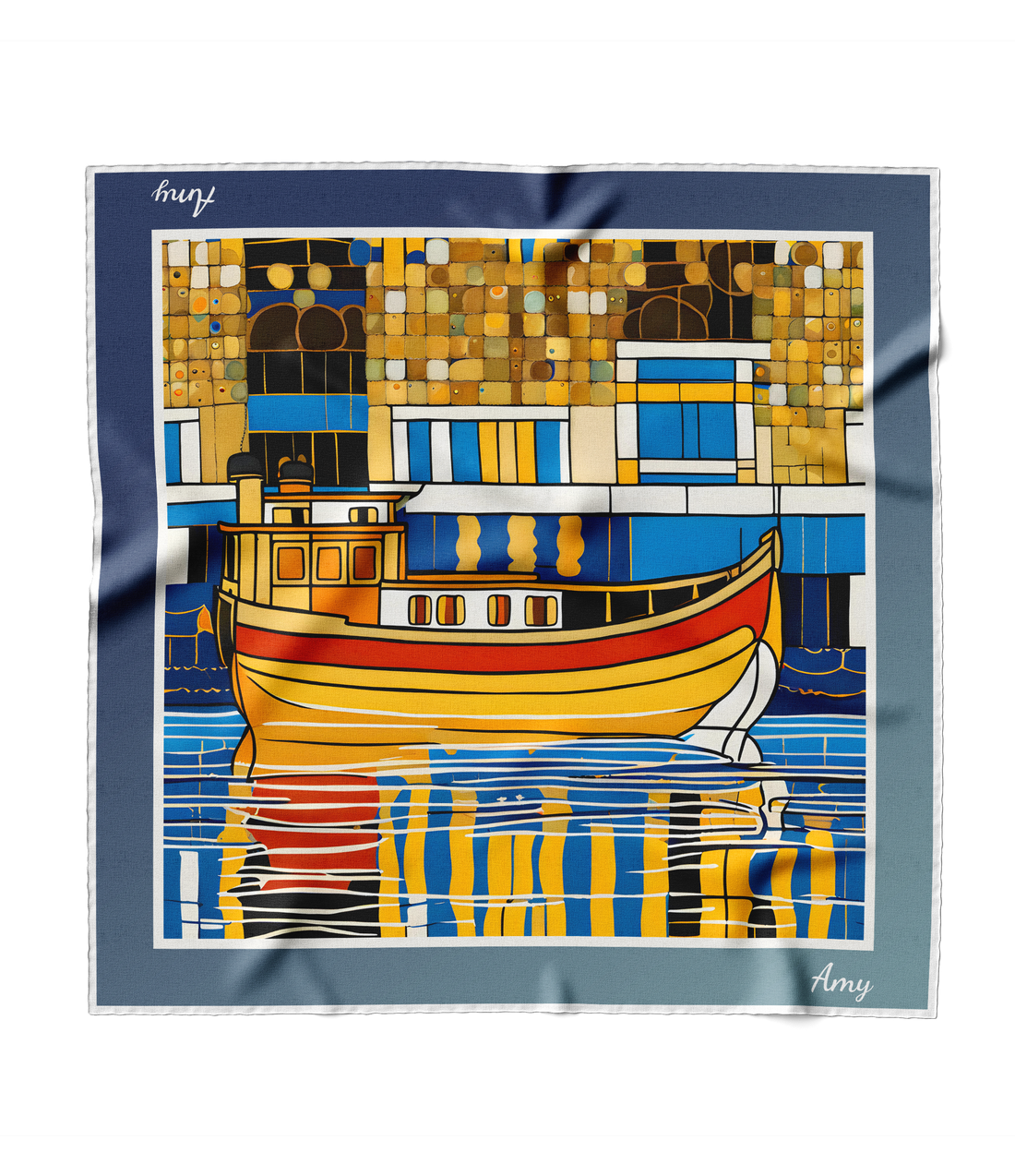 "Harbour" Square Scarf