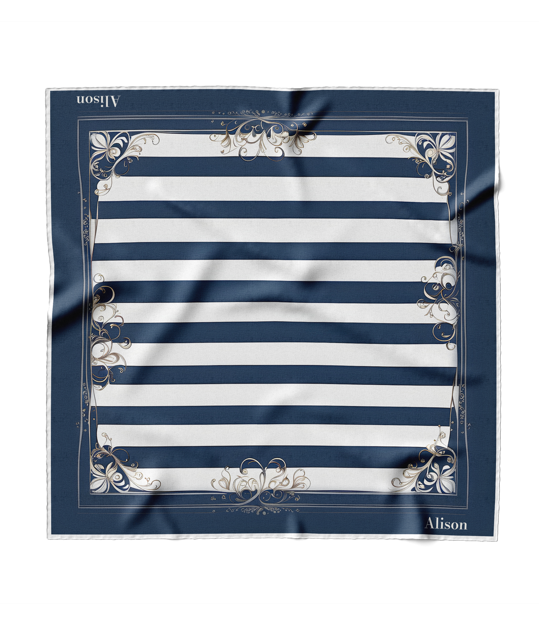 "Yacht Club" Square Scarf