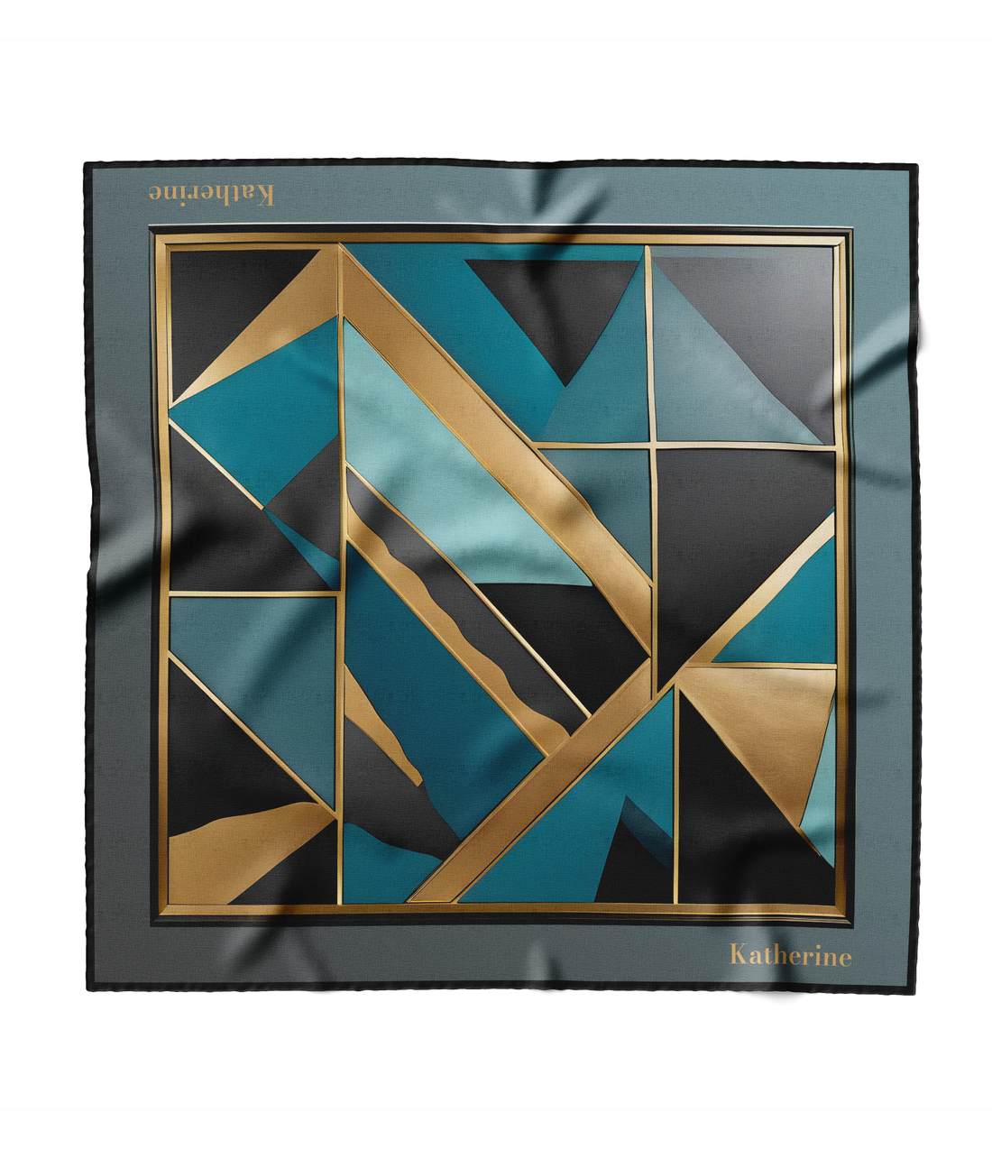 "Golden Square" Square Scarf