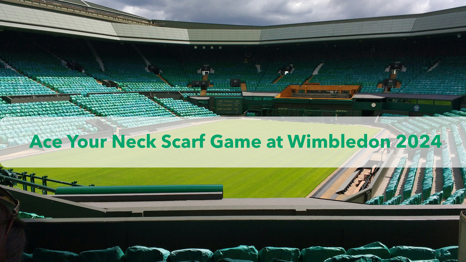 Ace Your Style: Rock a Neck Scarf at Wimbledon 2024