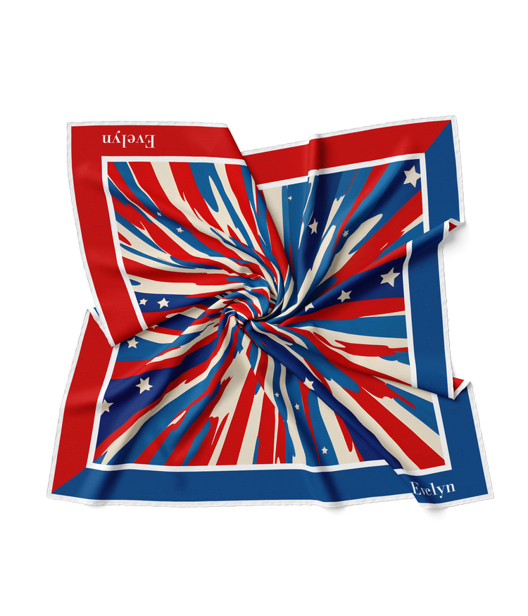 &quot;4th of July&quot; Square Scarf