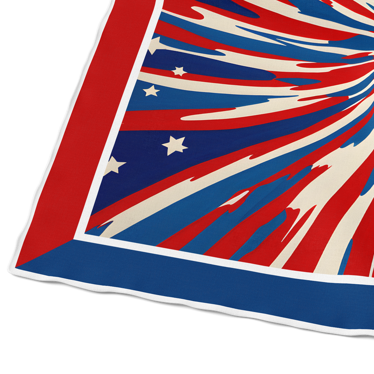&quot;4th of July&quot; Square Scarf