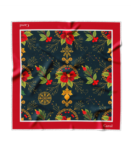 &quot;Country Christmas&quot; Square Scarf