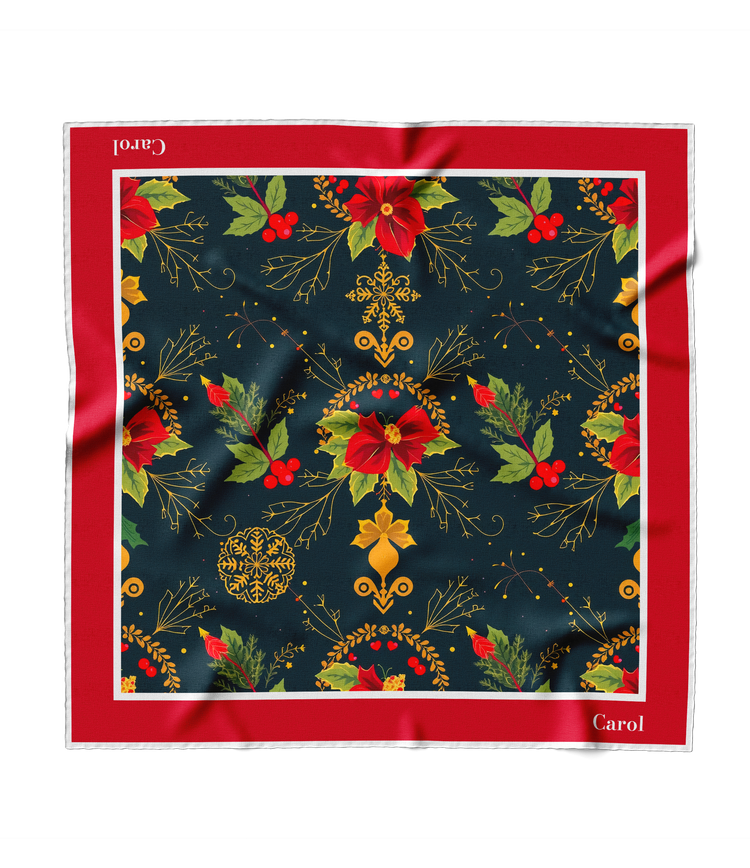 &quot;Country Christmas&quot; Square Scarf