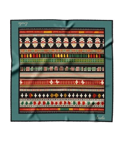 &quot;Ethnic Patterns&quot; Square Scarf