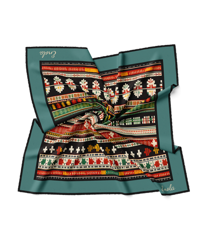 &quot;Ethnic Patterns&quot; Square Scarf