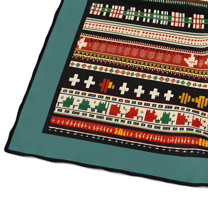 &quot;Ethnic Patterns&quot; Square Scarf