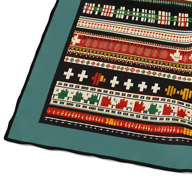 &quot;Ethnic Patterns&quot; Square Scarf