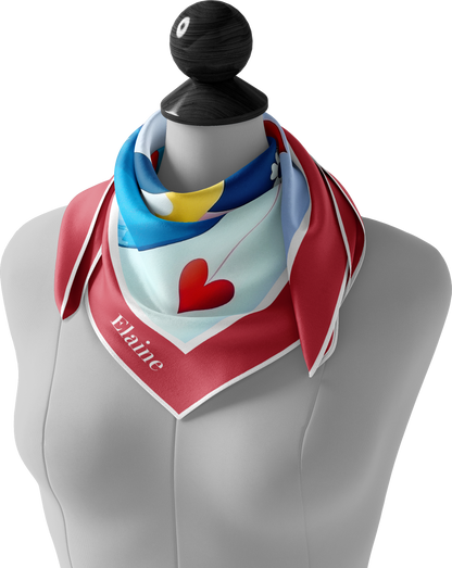 &quot;Femme Fatale&quot; Square Scarf