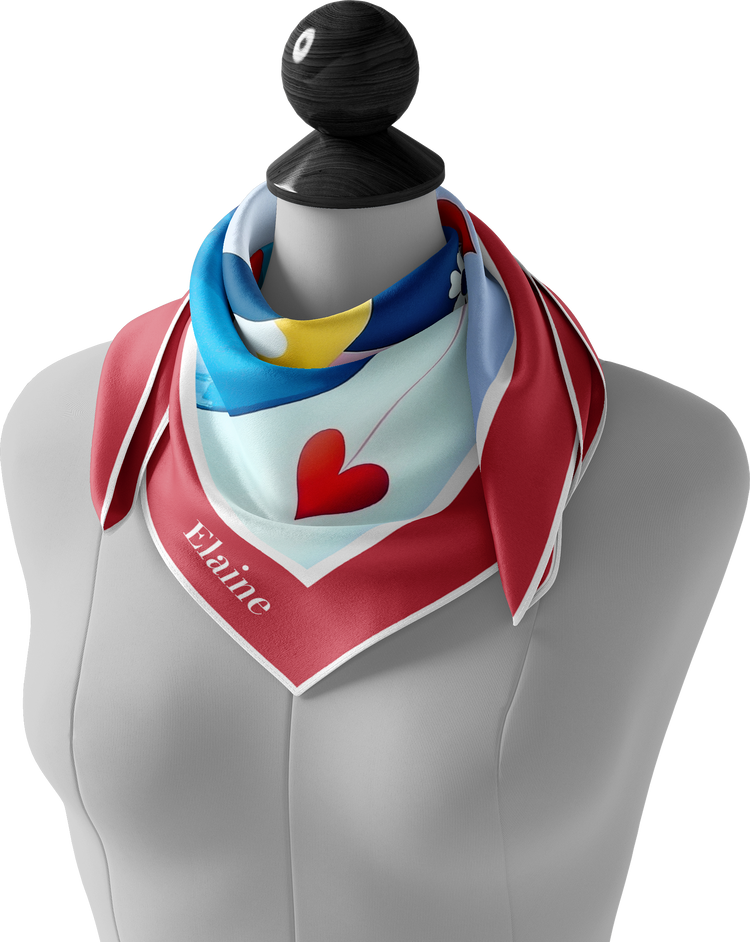&quot;Femme Fatale&quot; Square Scarf