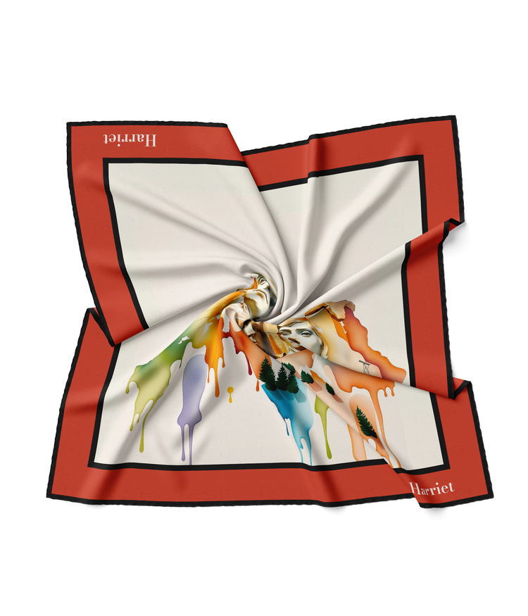 &quot;Founding Fathers in Watercolour&quot; Square Scarf