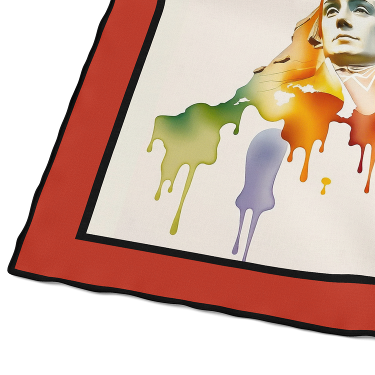 &quot;Founding Fathers in Watercolour&quot; Square Scarf