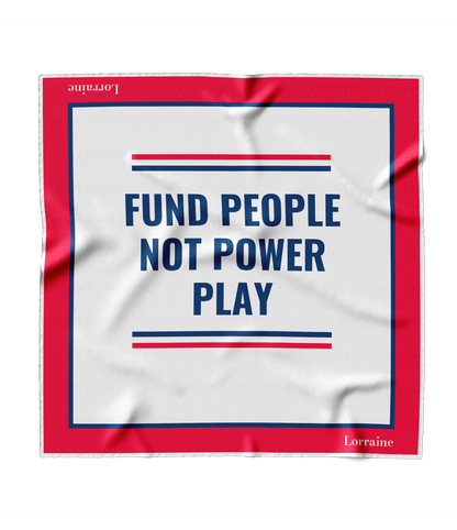 Fund People, Not Power Play