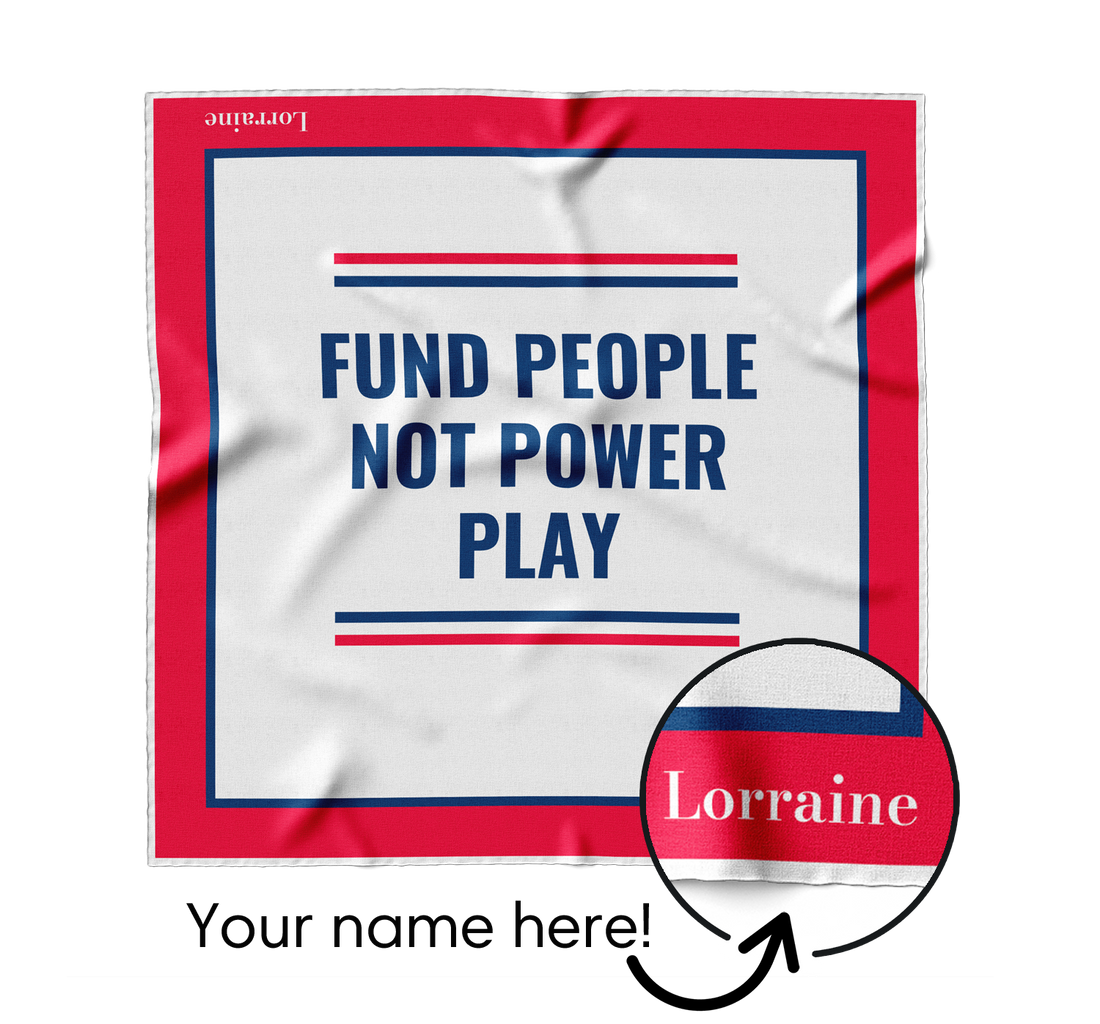 Fund People, Not Power Play