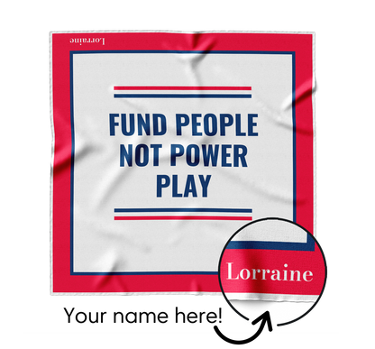 Fund People, Not Power Play