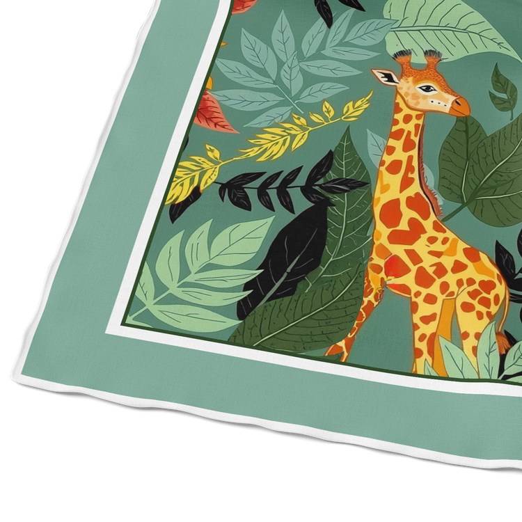 &quot;Giraffe Tango&quot; Square Scarf