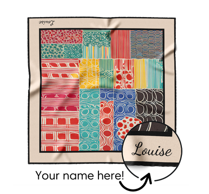 &quot;Happy Days&quot; Square Scarf