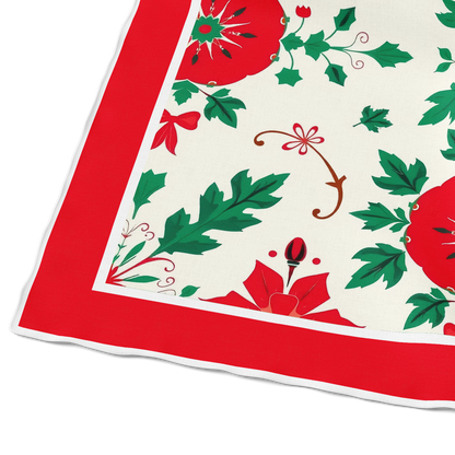 &quot;Holiday Wreath&quot; Square Scarf