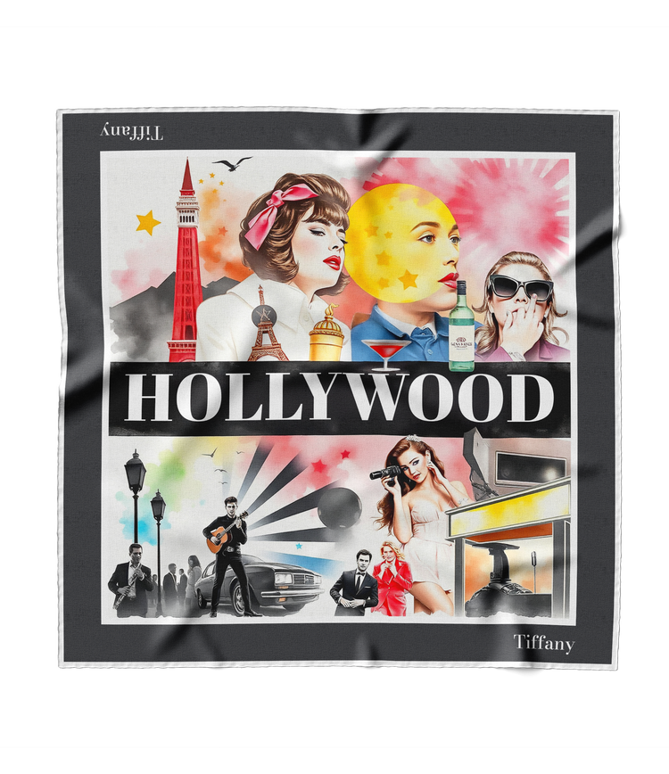 &quot;Hollywood Glam&quot; Square Scarf