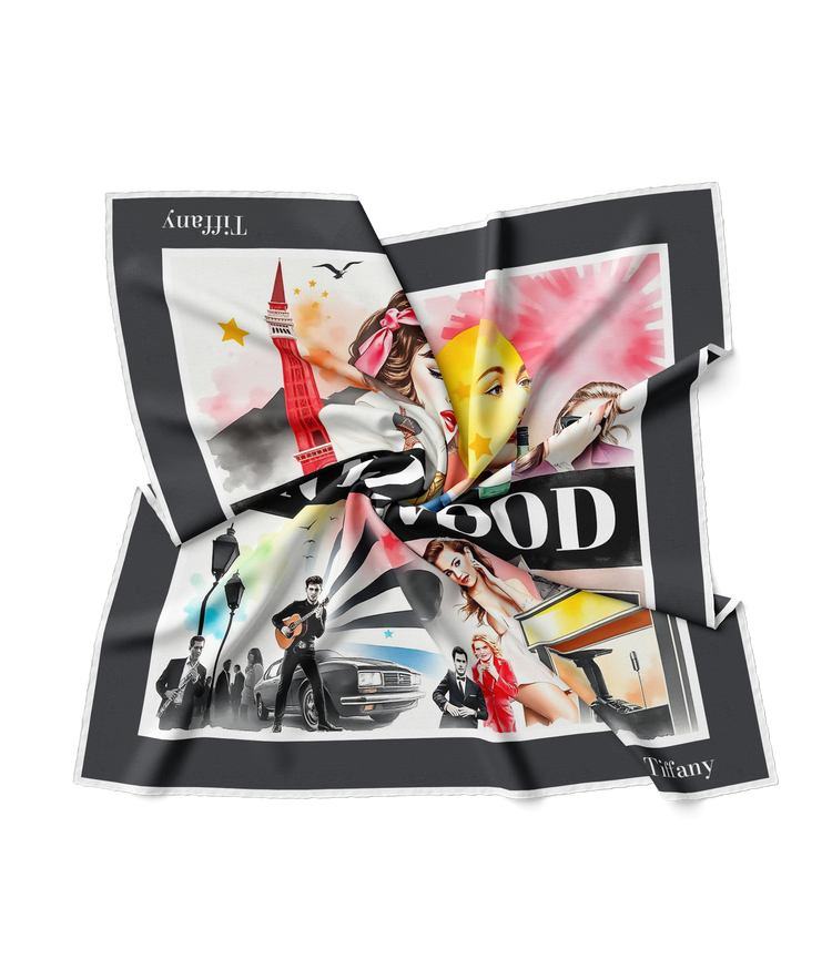 &quot;Hollywood Glam&quot; Square Scarf