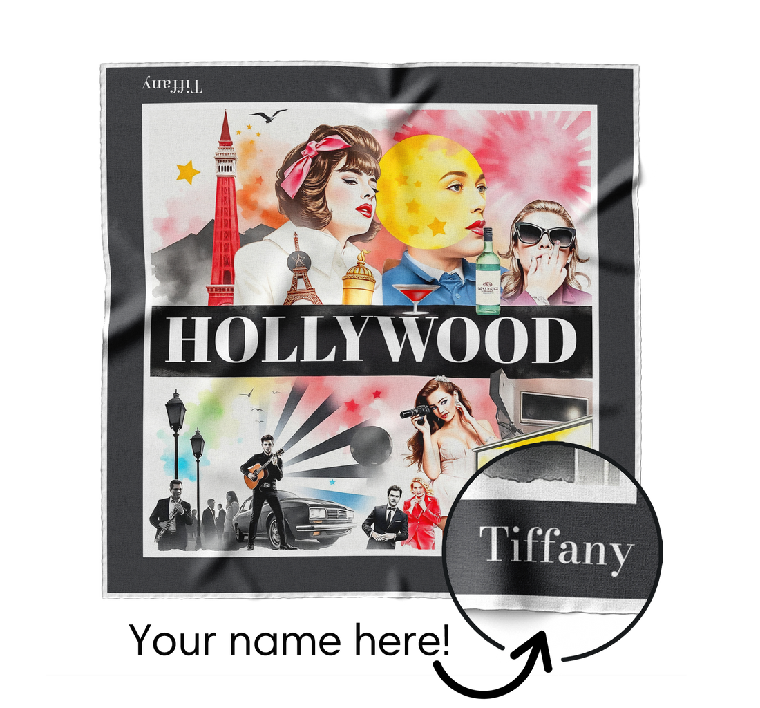 "Hollywood Glam" Square Scarf