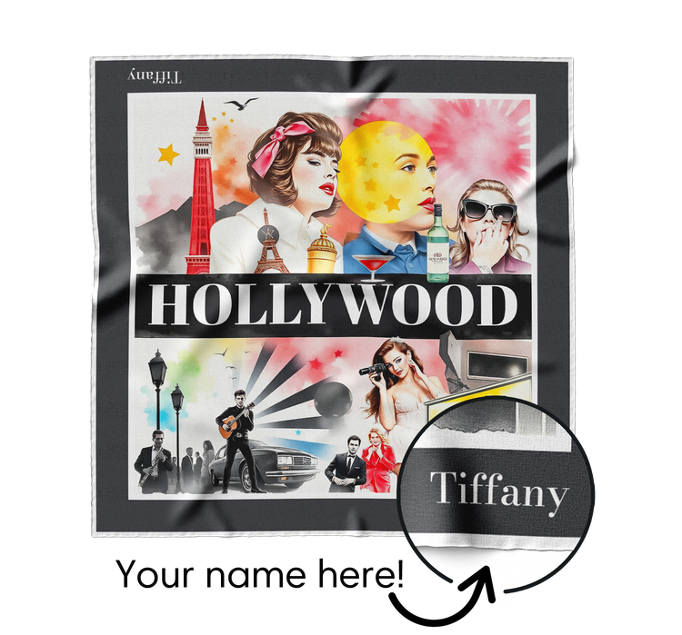&quot;Hollywood Glam&quot; Square Scarf