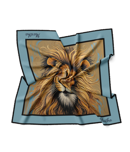 &quot;Jungle King&quot; Square Scarf