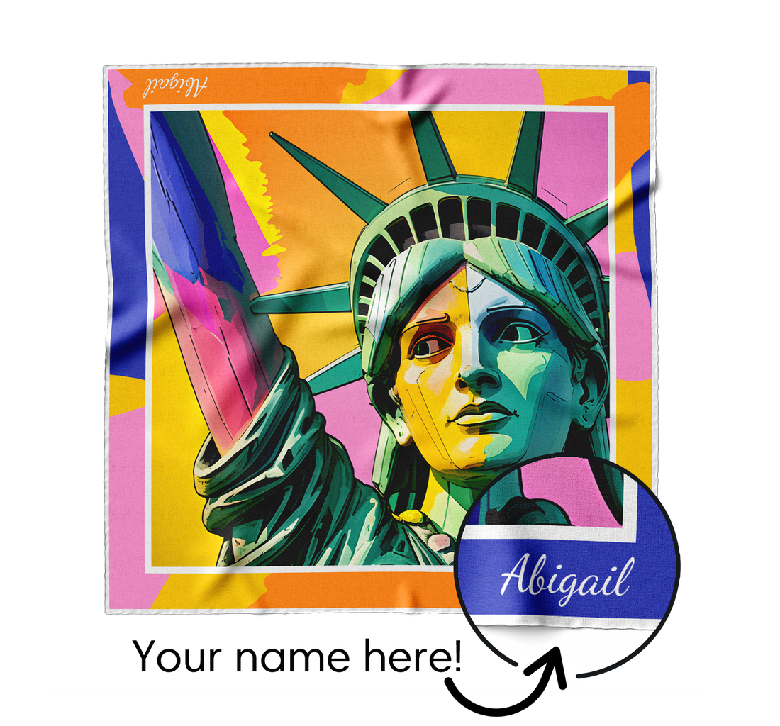&quot;Liberty&quot; Square Scarf