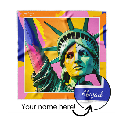 &quot;Liberty&quot; Square Scarf