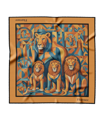 &quot;Lion Pride&quot; Square Scarf