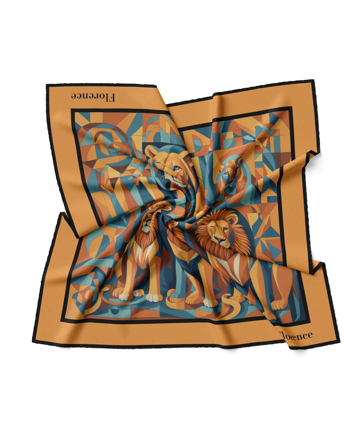 &quot;Lion Pride&quot; Square Scarf