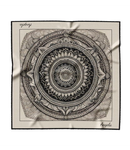 &quot;Mandala&quot; Square Scarf