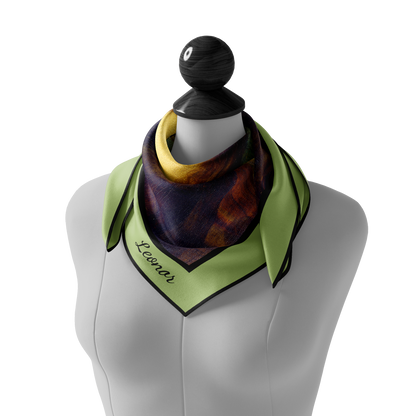 &quot;Mona Lisa&quot; Square Scarf