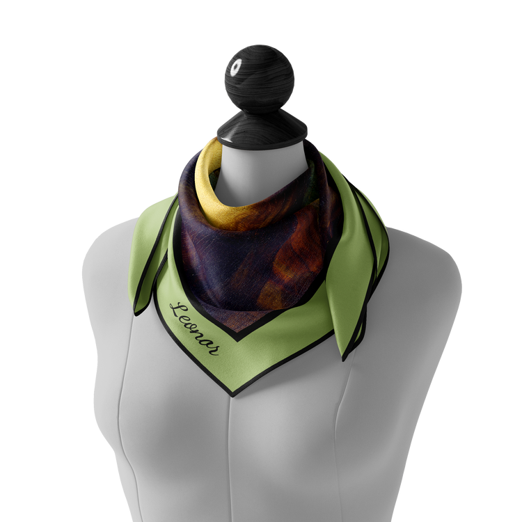 &quot;Mona Lisa&quot; Square Scarf