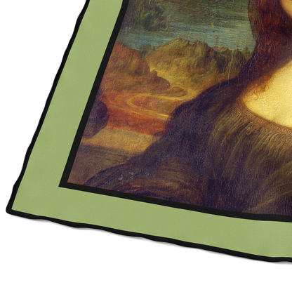 &quot;Mona Lisa&quot; Square Scarf