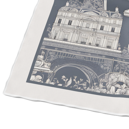 &quot;Parisian Vibes&quot; Square Scarf