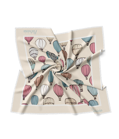 &quot;Pastelle Balloons&quot; Square Scarf