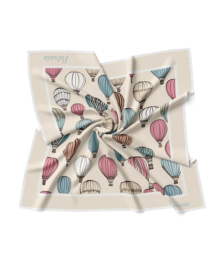 &quot;Pastelle Balloons&quot; Square Scarf