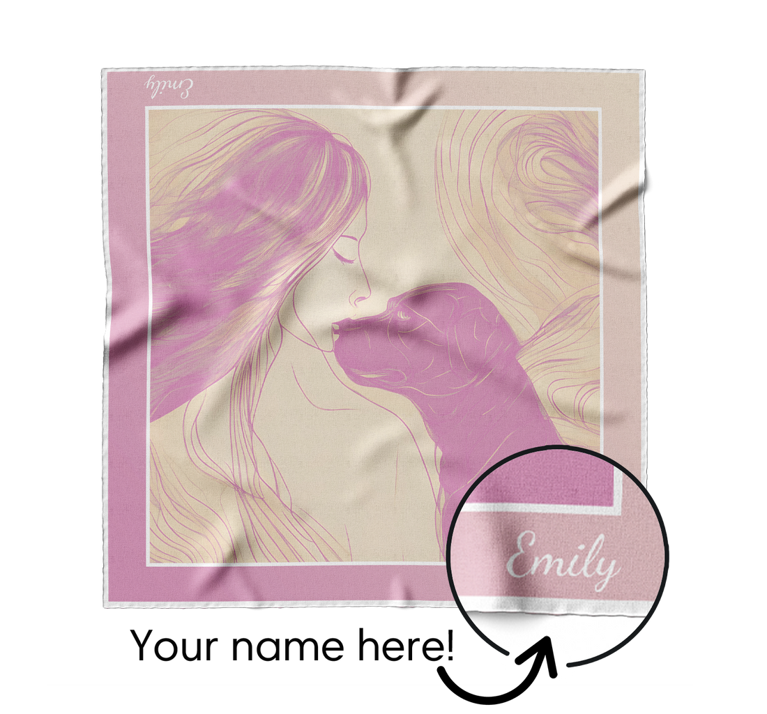 "Pink Pawnnection" Square Scarf