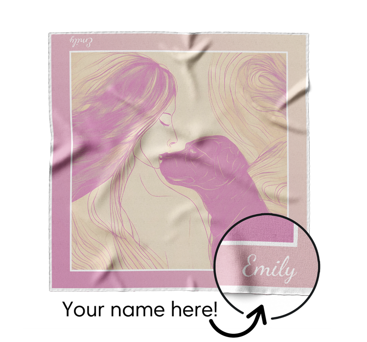 &quot;Pink Pawnnection&quot; Square Scarf