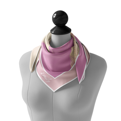 &quot;Pink Pawnnection&quot; Square Scarf